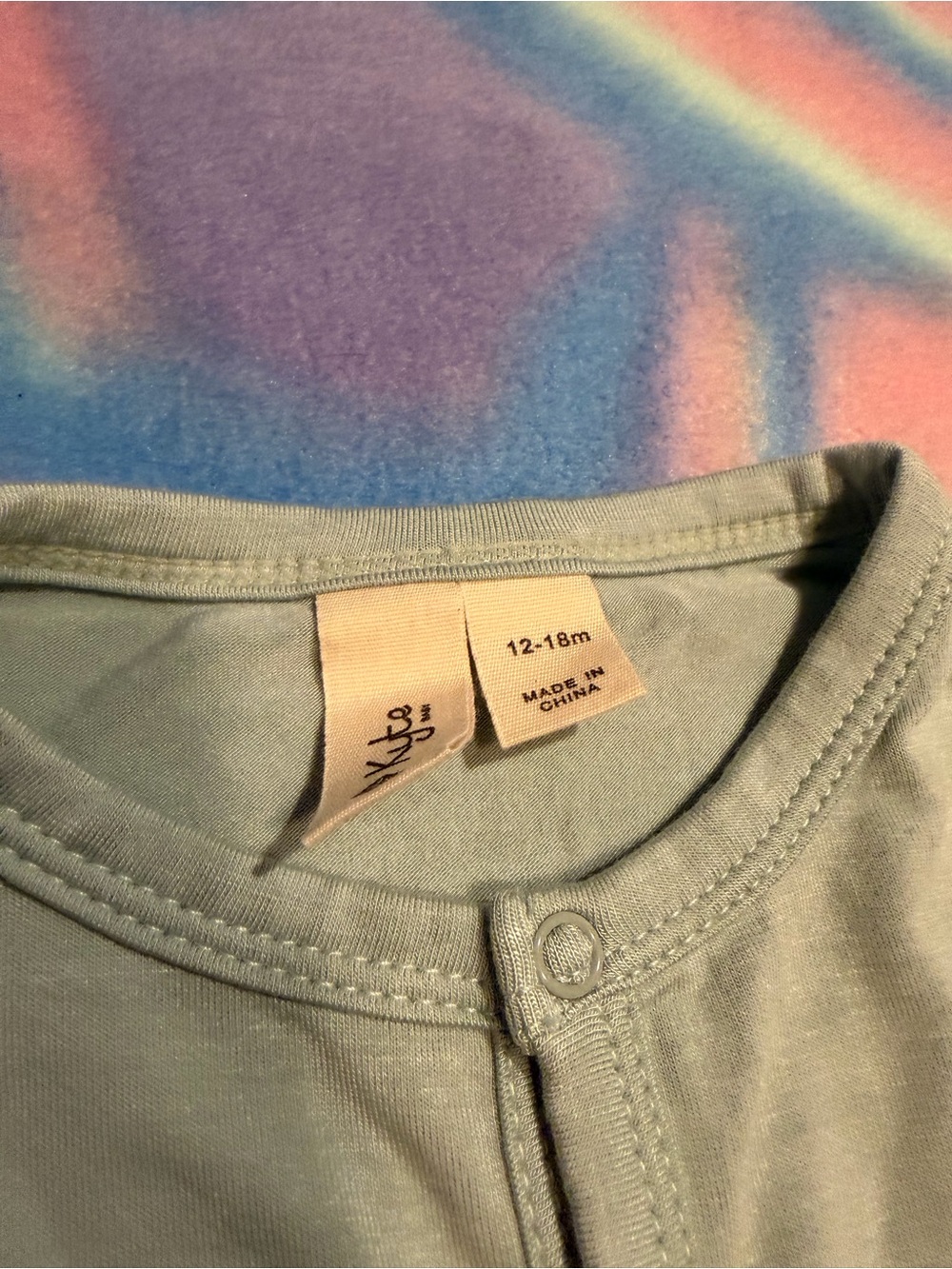 Kyte BABY Sage Green Long Sleeve One-Piece - Picture 10 of 13